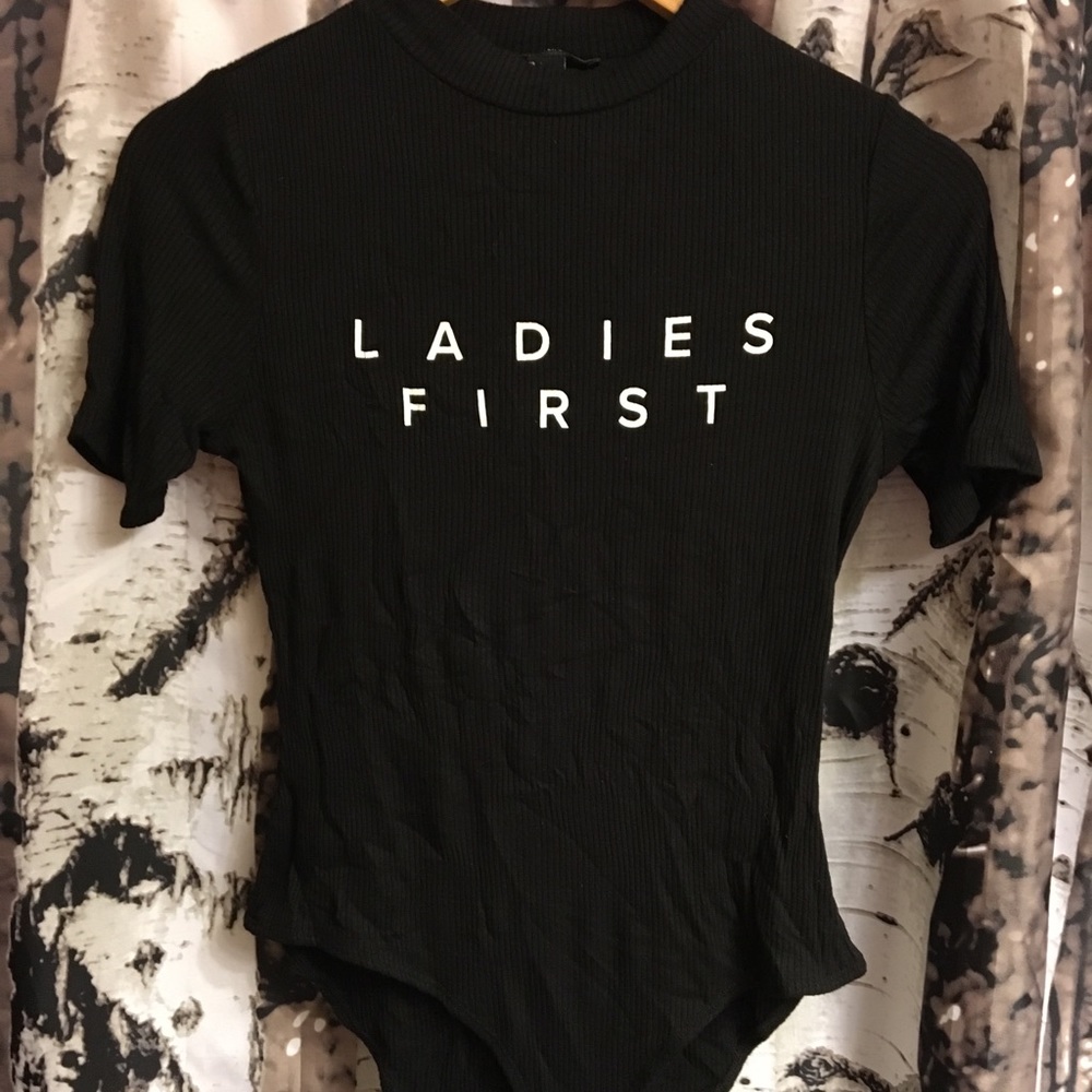 Ladies first bodysuit